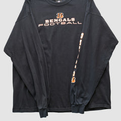 Cincinnati Bengals NFL 2010s Long Sleeve T-shirt - Black T-shirts