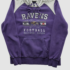 Baltimore Ravens NFL 2010s Hooded Pullover Sweatshirt - Purple Pullover