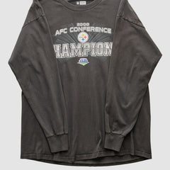 Pittsburgh Steelers NFL 2008 Long Sleeve T-shirt - Black T-shirts