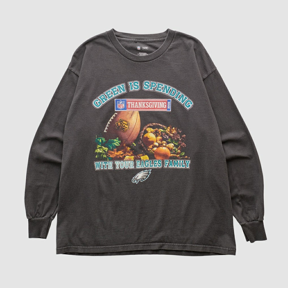 Philadelphia Eagles NFL 2008 Long Sleeve T-shirt - Charcoal T-shirts