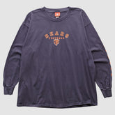 Chicago Bears NFL 2000s Long Sleeve T-shirt - Navy T-shirts