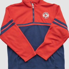 Boston Red Sox MLB 2000s 1/4 Zip Sweatshirt - Red - Vintage Sweatshirts