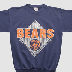 Chicago Bears Tultex 90s Pullover Sweatshirt - Navy Pullover