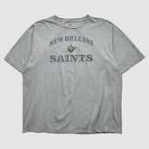 New Orleans Saints NFL 2000s T-shirt - Heather Gray T-shirts