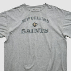 New Orleans Saints NFL 2000s T-shirt - Heather Gray T-shirts
