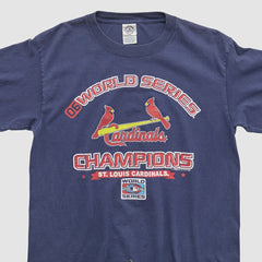 St. Louis Cardinals Delta 2006 Long Sleeve T-shirt - Navy - Vintage T-shirts