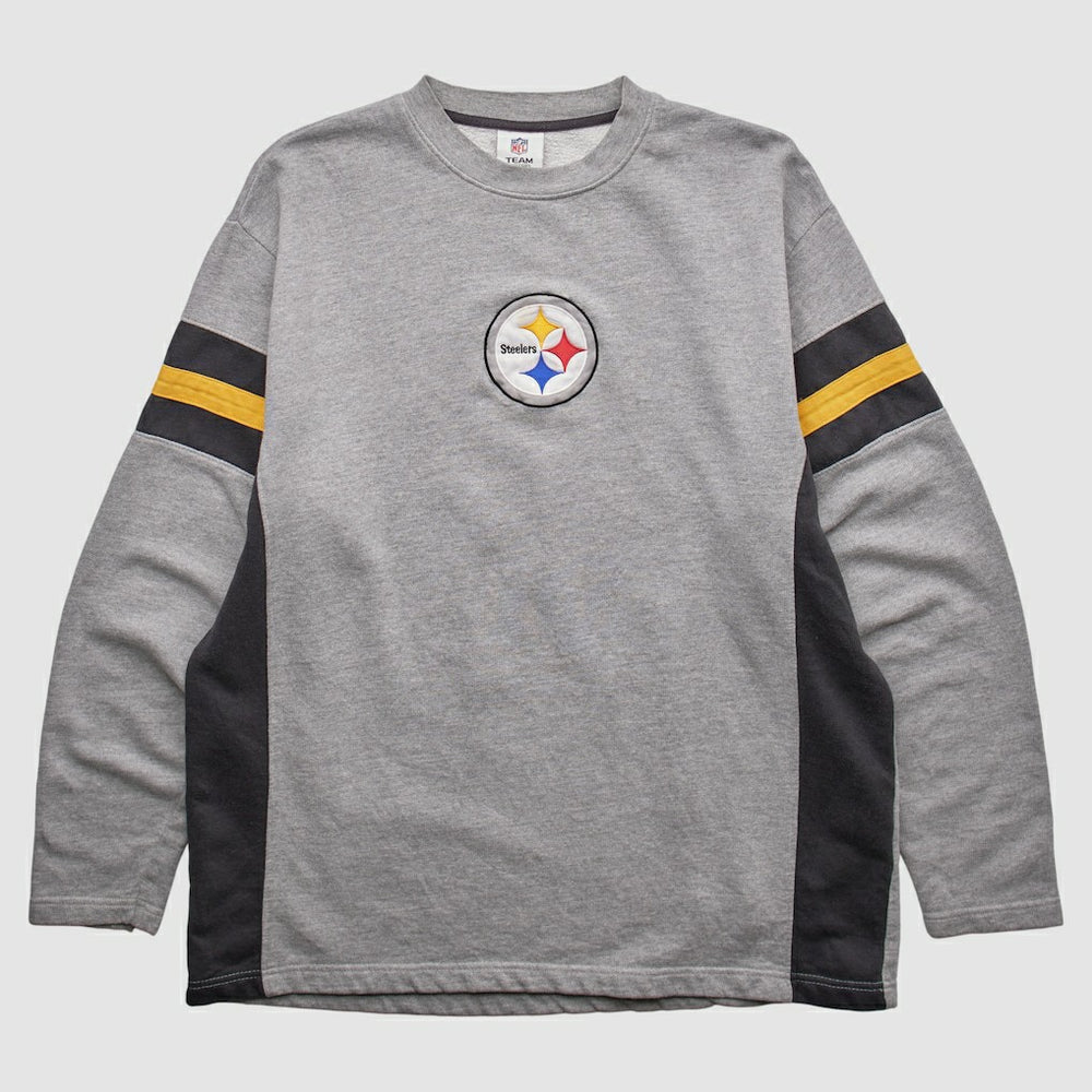 Pittsburgh Steelers NFL 2010s Pullover Sweatshirt - Heather Gray Pullover