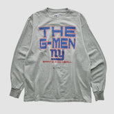 New York Giants NFL 2010s Long Sleeve T-shirt - Heather Gray T-shirts