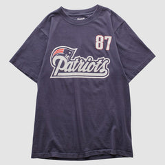 New England Patriots Reebok 2000s T-shirt - Navy T-shirts