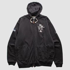 Boston Red Sox Majestic 2013 Hooded Full Zip Sweatshirt - Black - 2XVintage Sweatshirts