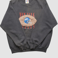 New York Giants Artex Sportswear 90s Pullover Sweatshirt - Charcoal Pullover