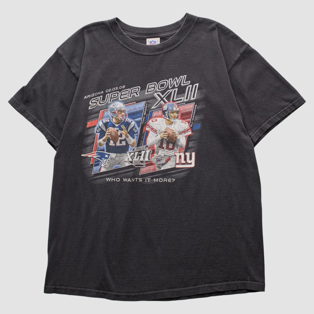Superbowl XLII NFL 2008 T-shirt - Black T-shirts