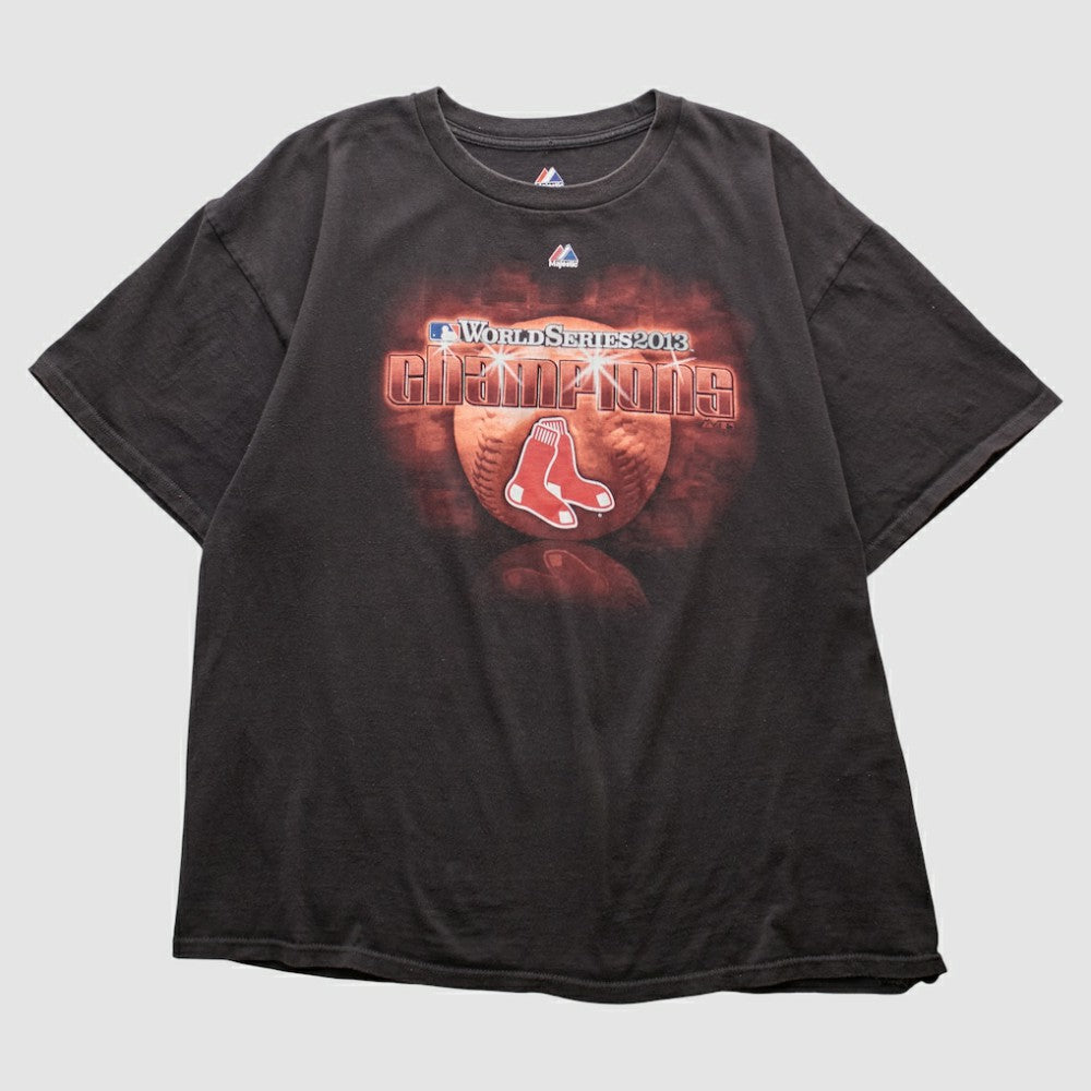 Boston Red Sox Majestic 2013 T-shirt - Black - 2XVintage T-shirts