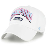 Seattle Seahawks '47 Super Bowl LX Champions Side Patch Clean Up Adjustable Hat - White Hats