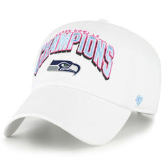Seattle Seahawks '47 Super Bowl LX Champions Side Patch Clean Up Adjustable Hat - White Hats