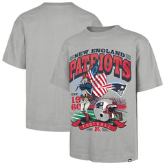 New England Patriots '47 Regional Foundation T-Shirt - Gray T-shirts