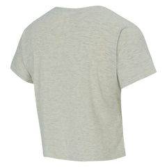 Detroit Tigers Concepts Sport Women's Birch Cropped T-Shirt - Cream T-shirts