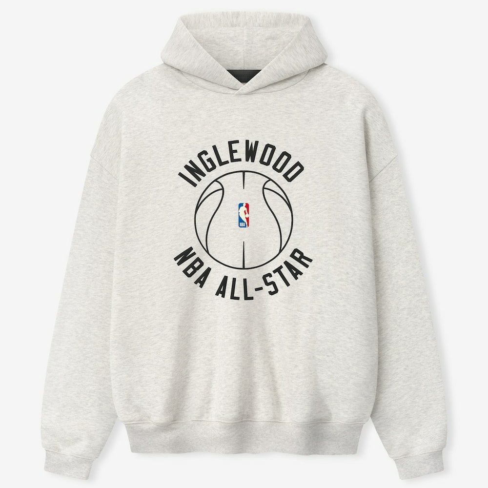 Fear of God Unisex 2026 NBA All-Star Game x Inglewood 90's Hoodie Heather Gray