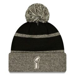 Seattle Seahawks New Era Super Bowl LX Champions Parade Cuffed Knit Hat with Pom - Black Hats