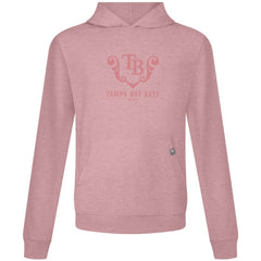 Tampa Bay Rays Levelwear Bridal Rose Relay Pullover Hoodie - Pink Hoodies