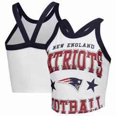 New England Patriots '47 Women's Energize Sporty Tank Top - White Tops