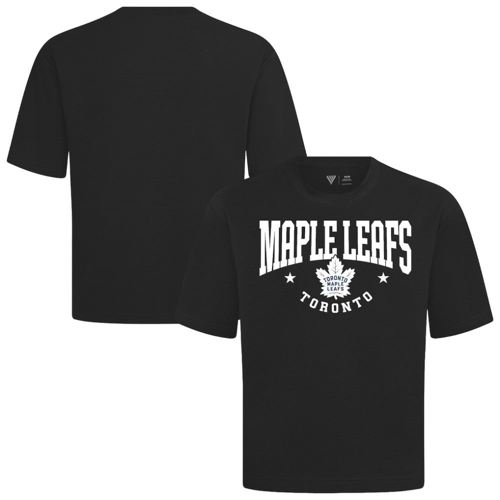 Toronto Maple Leafs Levelwear Luxe Signature Knit T-Shirt - Black | US 203844143