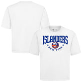 New York Islanders Levelwear Luxe Signature Knit T-Shirt - White | US 203844151