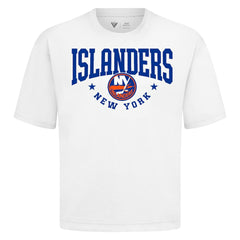 New York Islanders Levelwear Luxe Signature Knit T-Shirt - White | US 203844151
