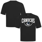 Vancouver Canucks Levelwear Luxe Signature Knit T-Shirt - Black | US 203844156