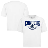 Vancouver Canucks Levelwear Luxe Signature Knit T-Shirt - White | US 203844157