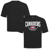 Montreal Canadiens Levelwear Luxe Signature Knit T-Shirt - Black | US 203844159