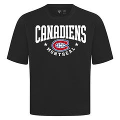 Montreal Canadiens Levelwear Luxe Signature Knit T-Shirt - Black | US 203844159