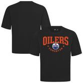 Edmonton Oilers Levelwear Luxe Signature Knit T-Shirt - Black | US 203844162