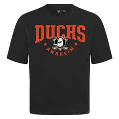 Anaheim Ducks Levelwear Luxe Signature Knit T-Shirt - Black | US 203844166