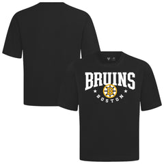 Boston Bruins Levelwear Luxe Signature Knit T-Shirt - Black | US 203844168