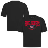 Columbus Blue Jackets Levelwear Luxe Signature Knit T-Shirt - Black | US 203844171