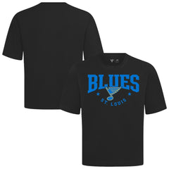 St. Louis Blues Levelwear Luxe Signature Knit T-Shirt - Black | US 203844176