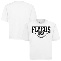 Philadelphia Flyers Levelwear Luxe Signature Knit T-Shirt - White | US 203844181