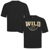 Minnesota Wild Levelwear Luxe Signature Knit T-Shirt - Black | US 203844185