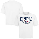 Washington Capitals Levelwear Luxe Signature Knit T-Shirt - White | US 203844189