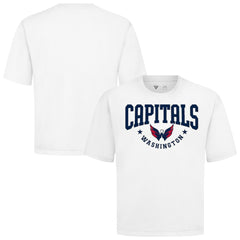 Washington Capitals Levelwear Luxe Signature Knit T-Shirt - White | US 203844189