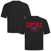 Washington Capitals Levelwear Luxe Signature Knit T-Shirt - Black | US 203844191
