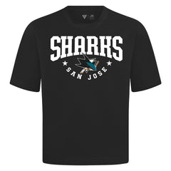 San Jose Sharks Levelwear Luxe Signature Knit T-Shirt - Black | US 203844196