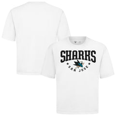 San Jose Sharks Levelwear Luxe Signature Knit T-Shirt - White | US 203844198