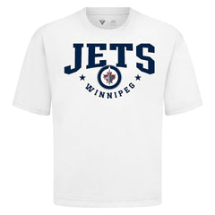 Winnipeg Jets Levelwear Luxe Signature Knit T-Shirt - White | US 203844200