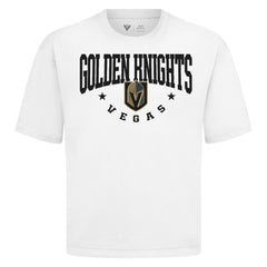 Vegas Golden Knights Levelwear Luxe Signature Knit T-Shirt - White | US 203844201