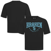 Seattle Kraken Levelwear Luxe Signature Knit T-Shirt - Black | US 203844204