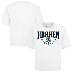 Seattle Kraken Levelwear Luxe Signature Knit T-Shirt - White | US 203844205