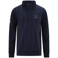 Seattle Kraken Levelwear Chameleon Quarter-Zip Sweatshirt - Navy | US 203844207