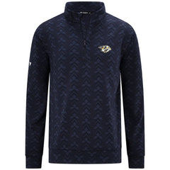Nashville Predators Levelwear Chameleon Quarter-Zip Sweatshirt - Navy | US 203844217